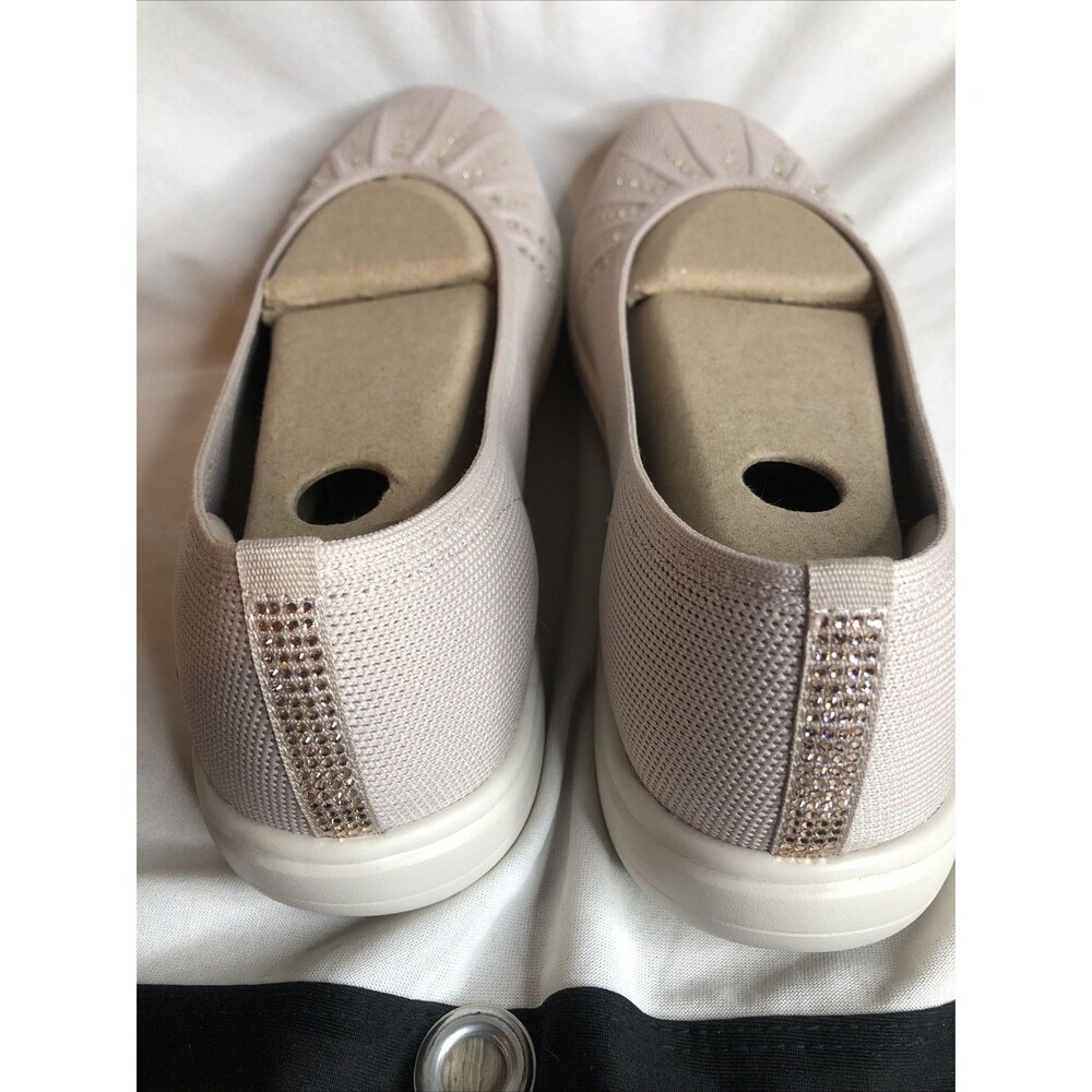 Skechers Women's On-the-GO Flex Radiant Knit Skimmers Summer Taupe Sz 11 NEW - Picture 6 of 8